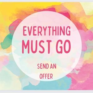 Everything must go send an offer